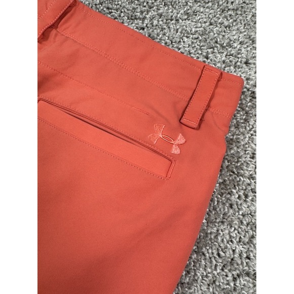 Under Armour Other - Under Armour Match Play Performance Golf Shorts Stretch‎ Coral Mens 32 Inseam 11